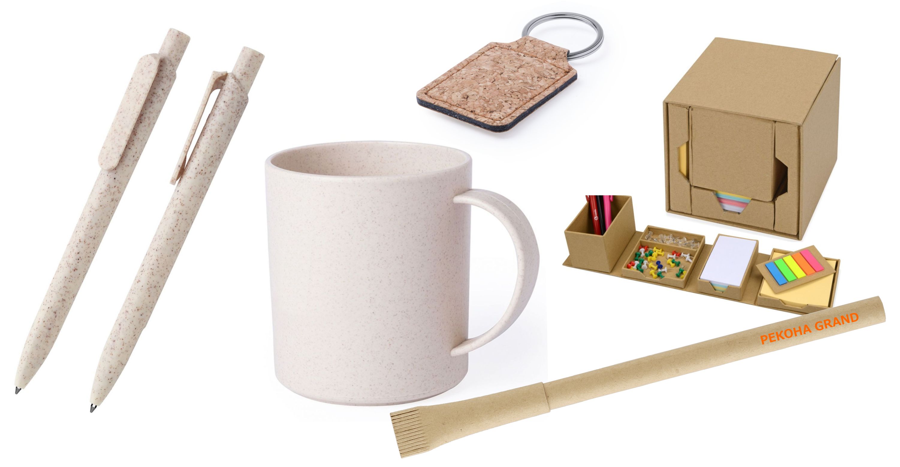 Экологичные ручки из бамбука и картона в Шымкенте