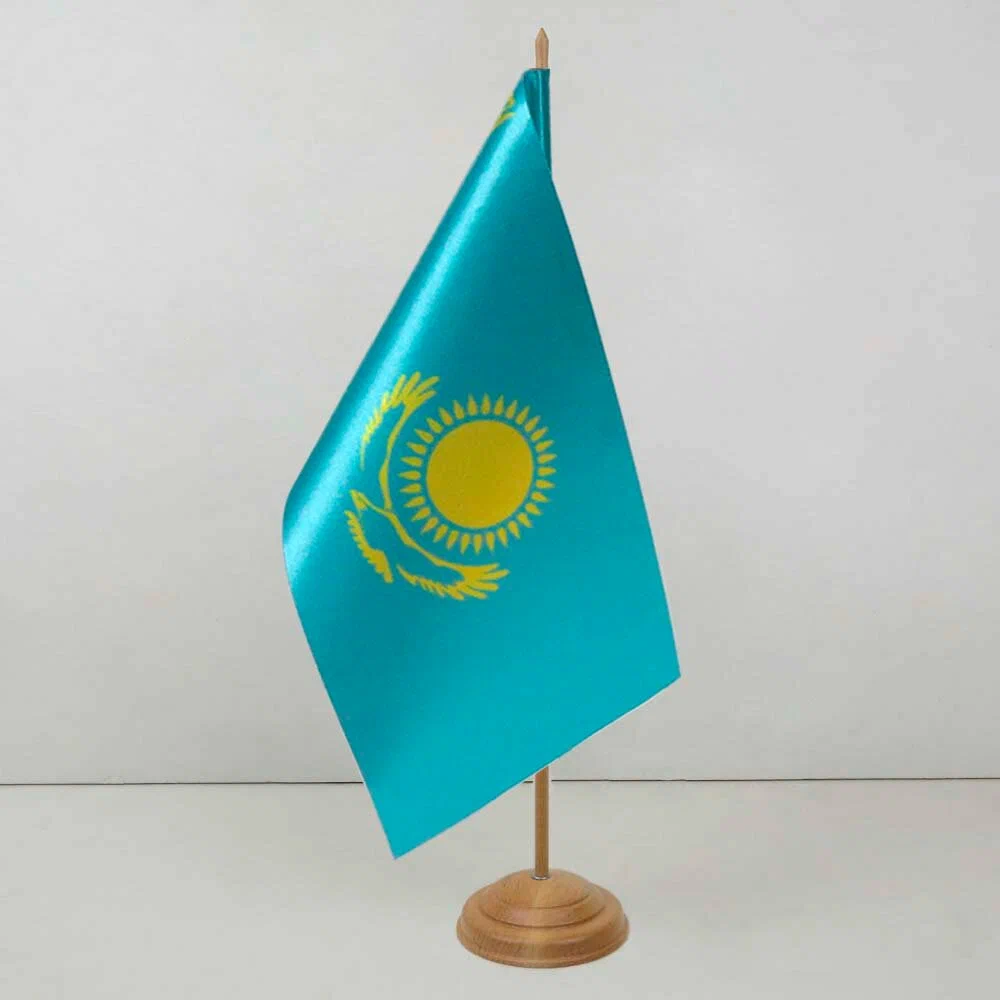 Печать флагов с логотипом и государственная символика в Шымкенте