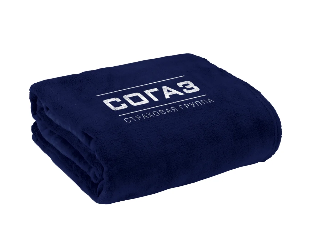 Корпоративные пледы с вышивкой логотипа на заказ в Шымкенте