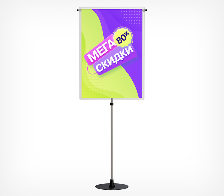 Изготовление рекламных стоек и POS-материалов в Шымкенте