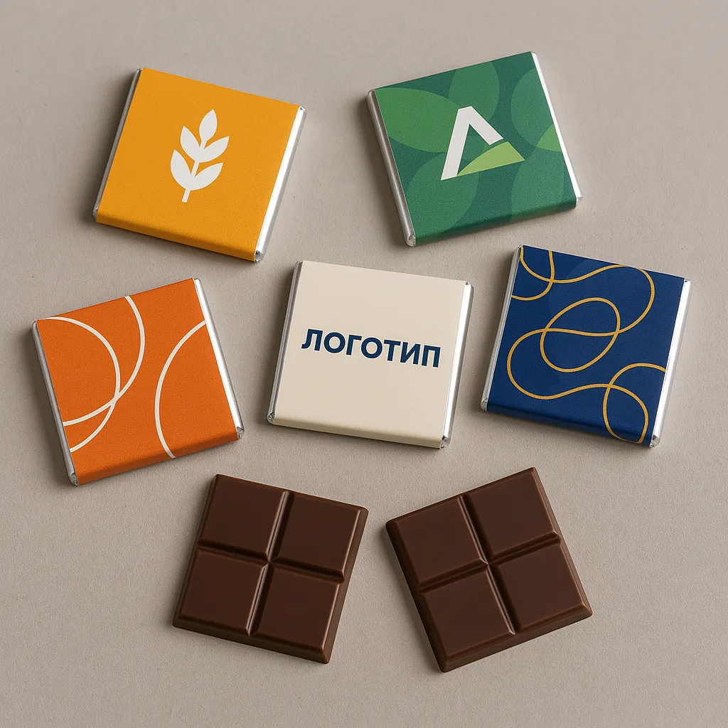 Производство сувенирного шоколада с логотипом в Шымкенте