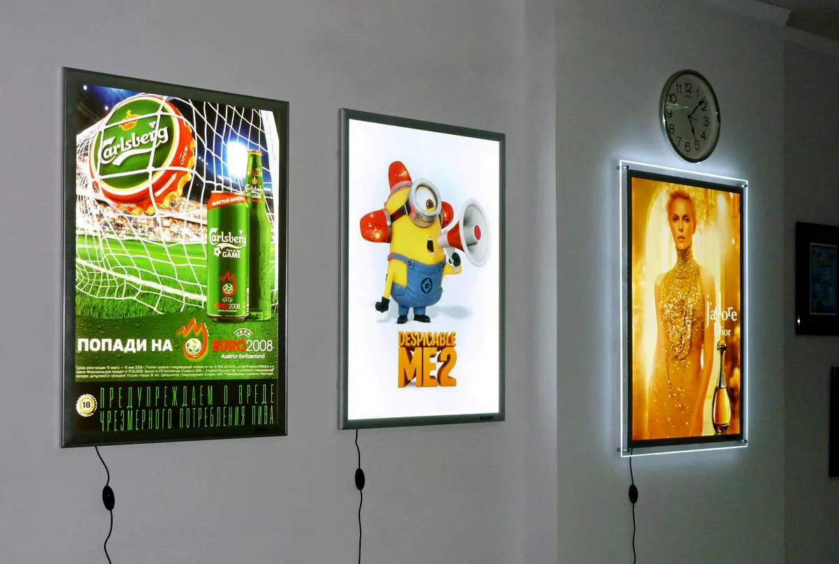 Интерьерные световые панели Crystal и Framelight в Шымкенте